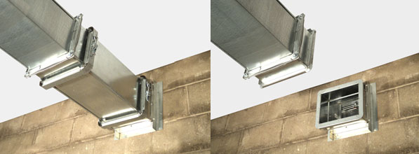 FIRE DAMPER ACCESS CLAMPING DUCTWORK